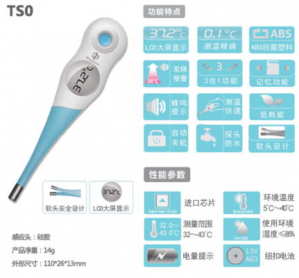 電子體溫計(jì)ts0-g1