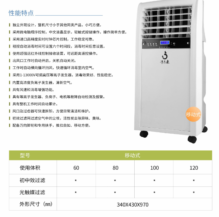 凈為康JWKJH款式Ⅱ（150?）普通移動式，等離子空氣消毒機1.png