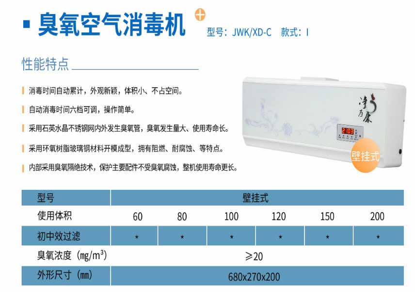 凈為康JWKXD-C款式Ⅰ（120?）壁掛式，臭氧空氣消毒凈化機(jī)1.png