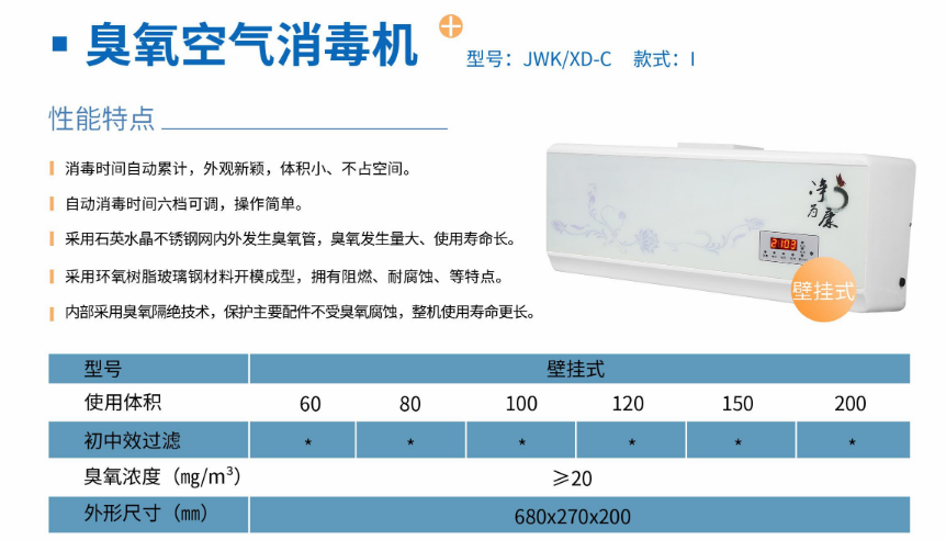 凈為康JWKXD-C款式Ⅰ（100?）壁掛式，臭氧空氣消毒凈化機(jī)1.png